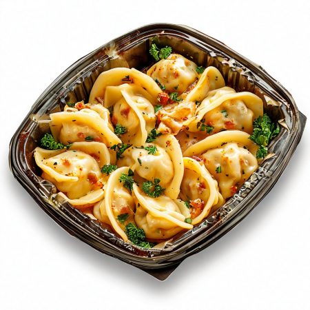 Вареники с картофелем и салом