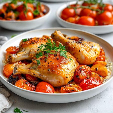 Голень куриная запеченая