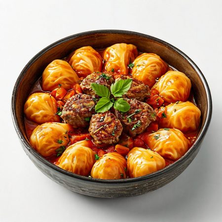 Голубцы с мясом и рисом