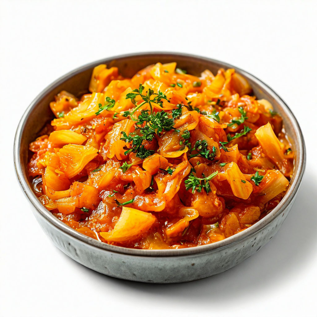 Капуста тушеная