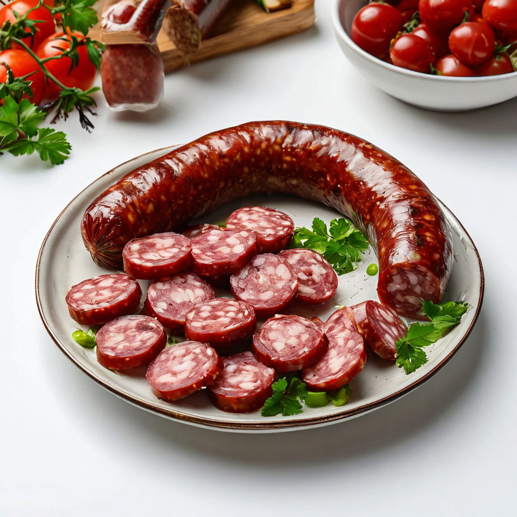 Колбаса Конская, п/к, кат Б, в/у. 0,34 кг