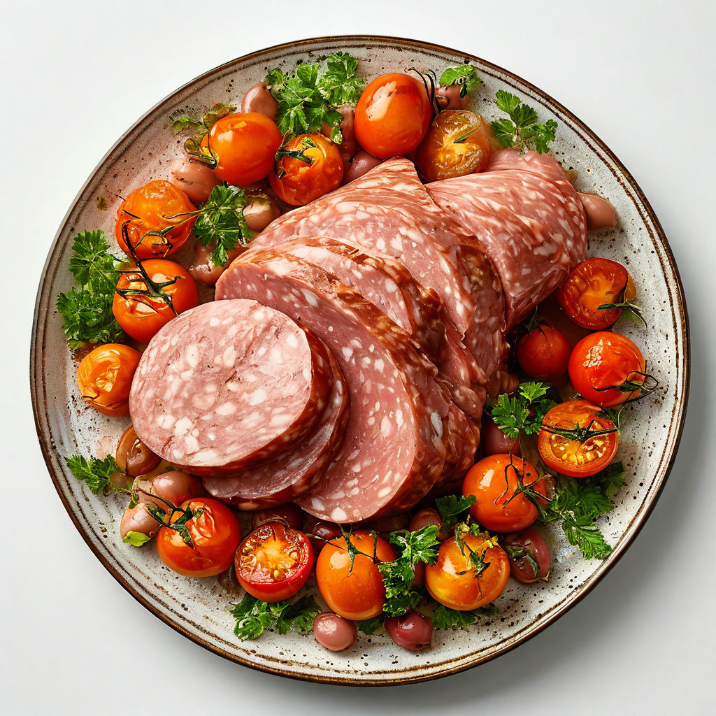 Колбаса Телячья, вар, кат А, в синюге, порц. нар, вес.