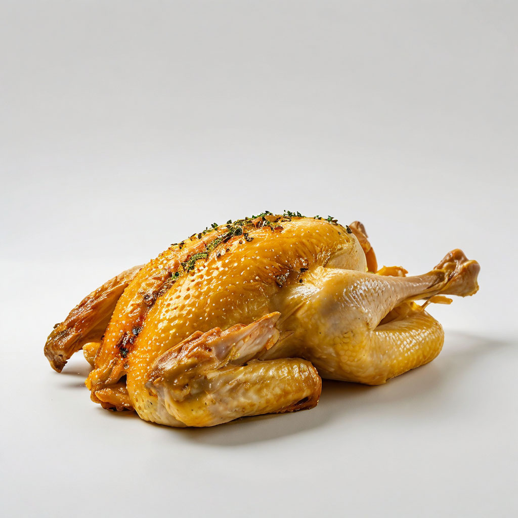 Курица желтая (тушка потрошеная), охл, (подложка), вес.