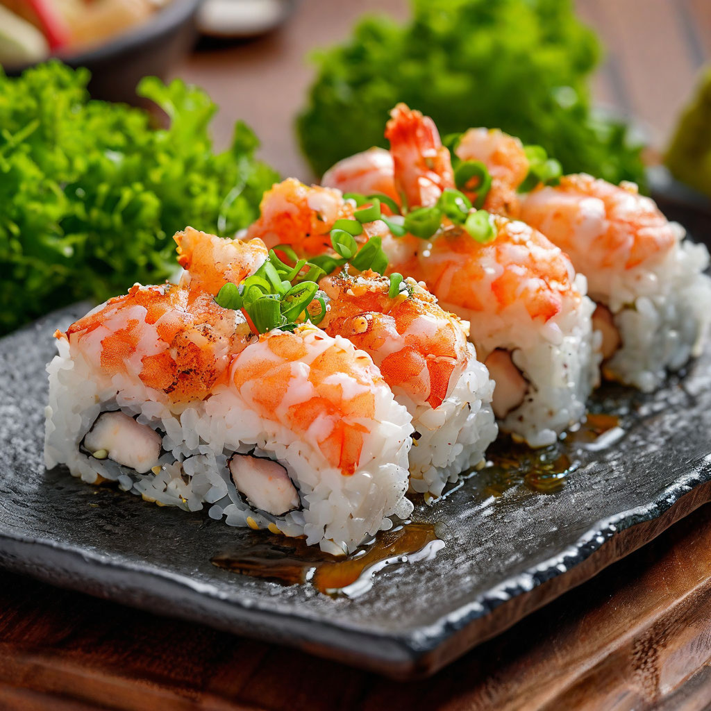 Лава с креветками