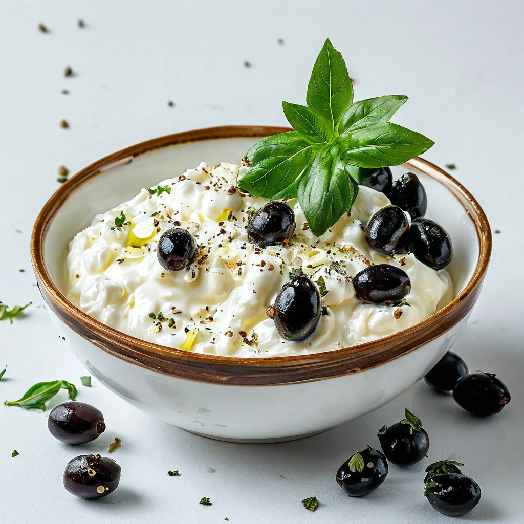 Маслины с чесноком и маслом