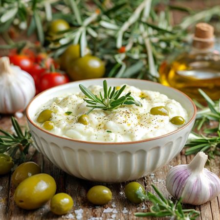 Оливки с чесноком и маслом