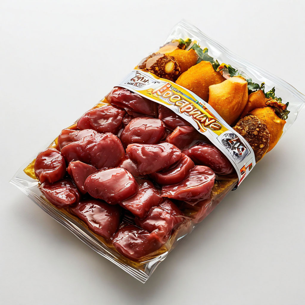 Печень цыплят-бройлер эв, охл, (в подложке ПП)