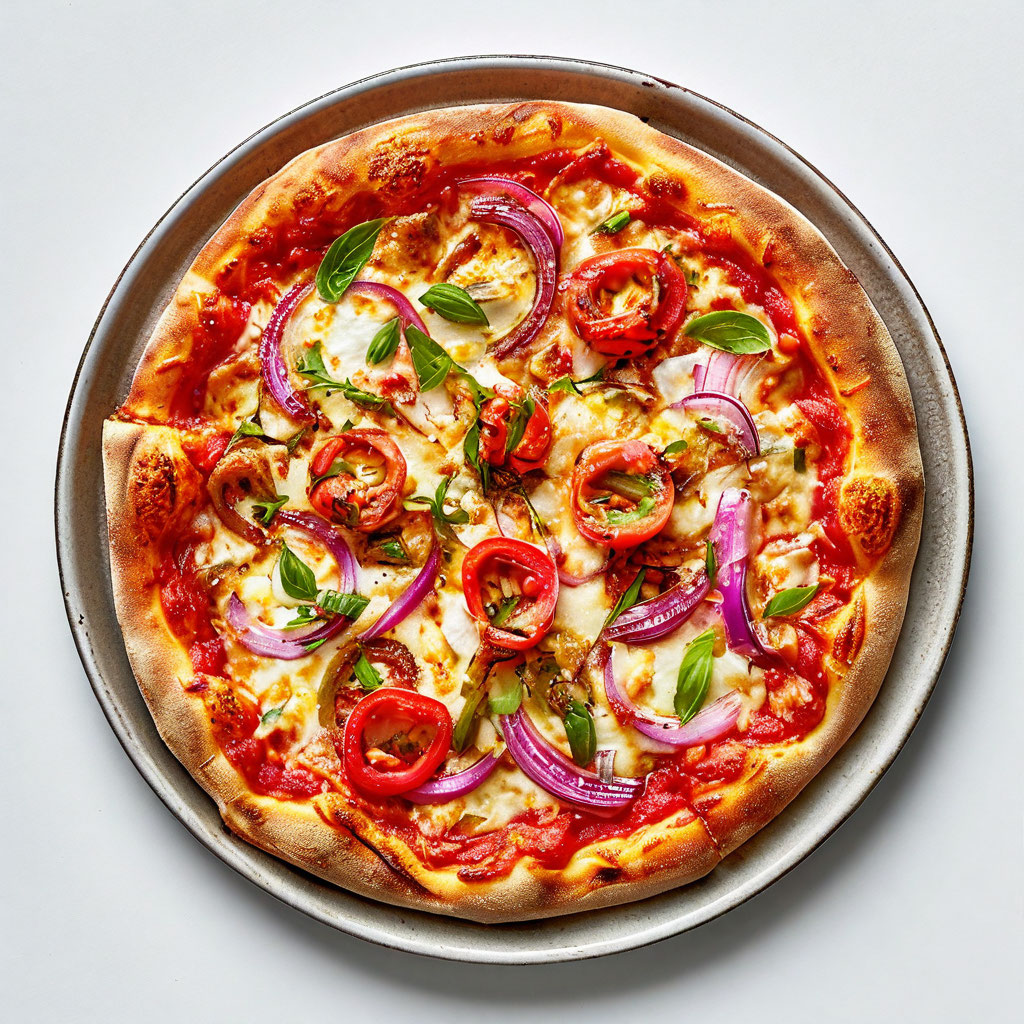 Пицца Бургер круглая