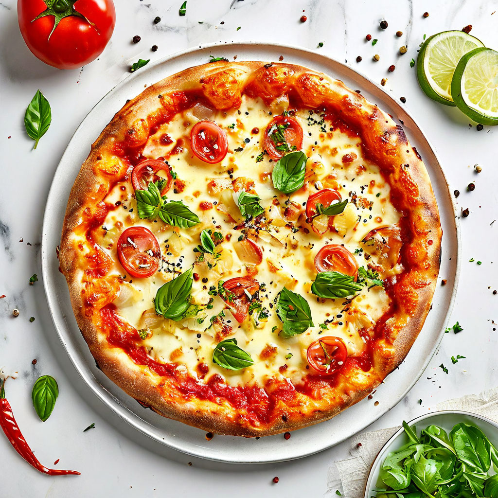 Пицца Гавайская круглая