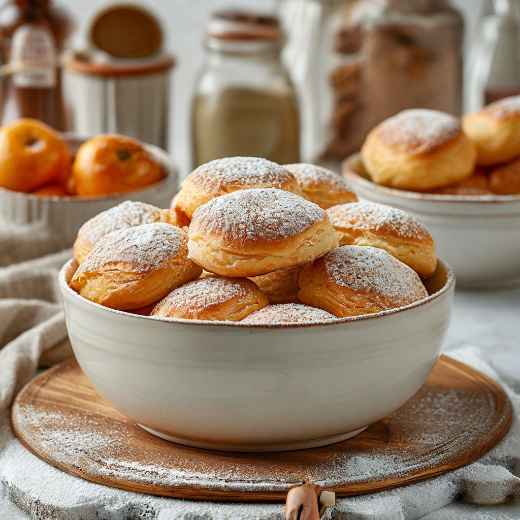 Плюшка с сахаром