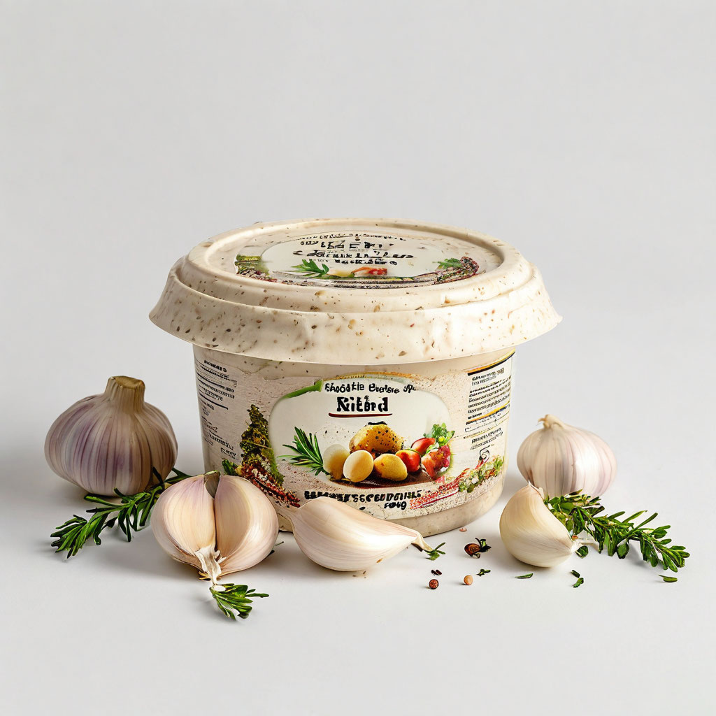 Риет с чесноком и травами, кат Б. 0,1 кг