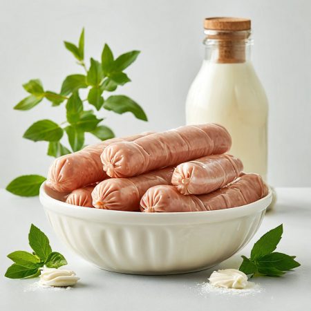 Сосиски «Молочные» высшего сорта, упакованные в среде модифицированного газа (гофра)