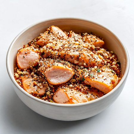 Филе птицы в обсыпке смесь специй, к/в, в/с, в/у, вес.