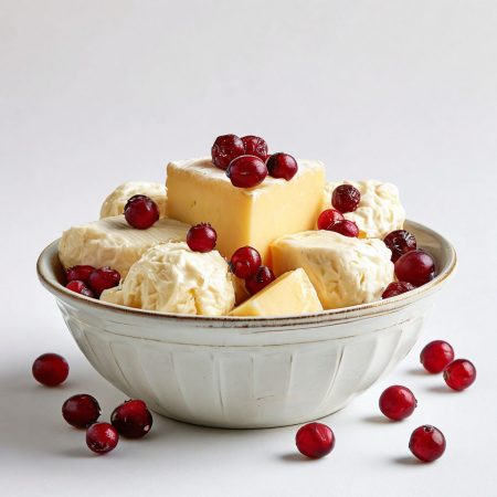 Чеддер с клюквой сыр твёрдый LA BRIE