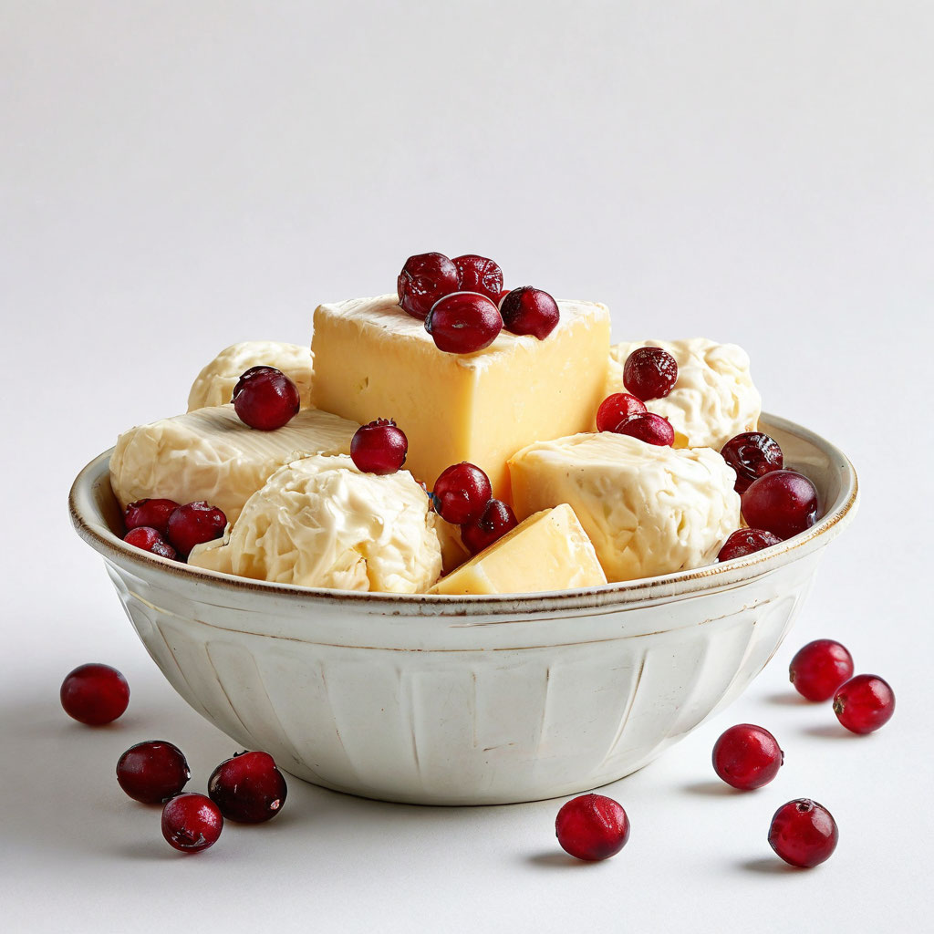 Чеддер с клюквой сыр твёрдый LA BRIE